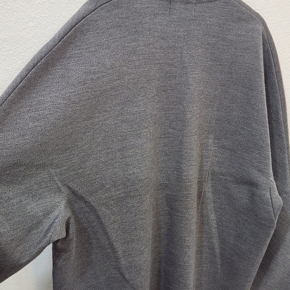 LEROY 80's Vintage Classic 100% Virgin Wool Long Sleeve V-neck Sweater Size XL - Picture 8 of 13